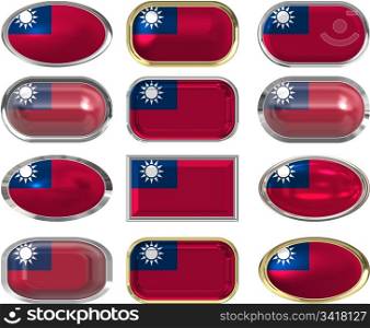 twelve Great buttons of the Flag of Taiwan