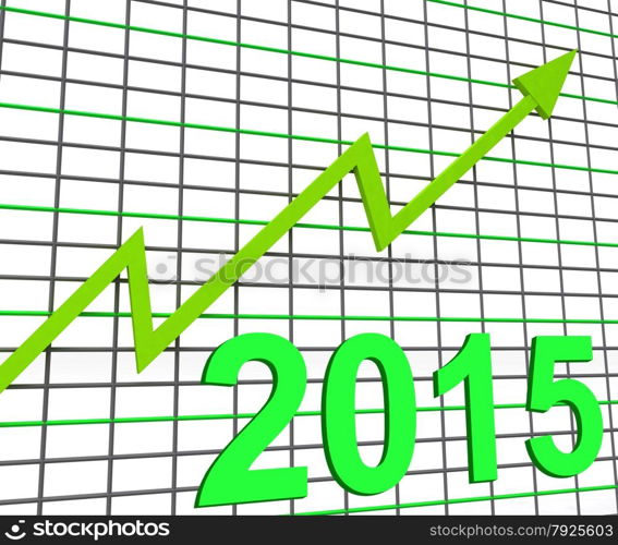 Twenty Fifteen Graph Chart Showing Increase In 2015