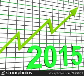 Twenty Fifteen Graph Chart Showing Increase In 2015