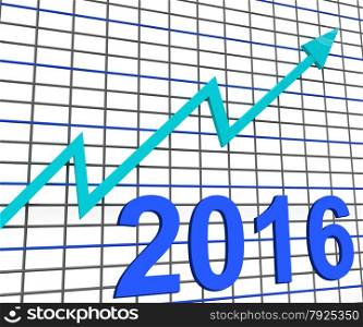 Twenty Sixteen Graph Chart Showing Increase In 2016