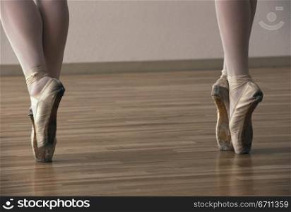 Two ballerina&acute;s feet