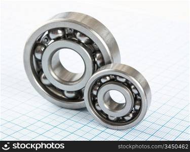 two bearings on graph paper