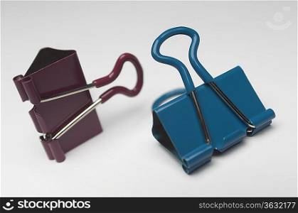 Two binder clips
