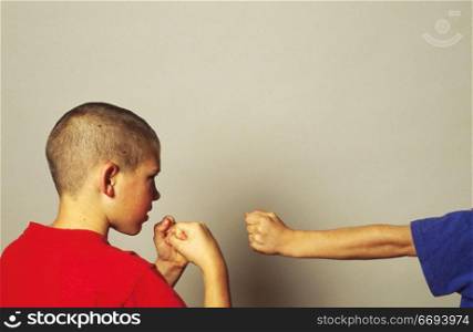 Two Boys Fighting