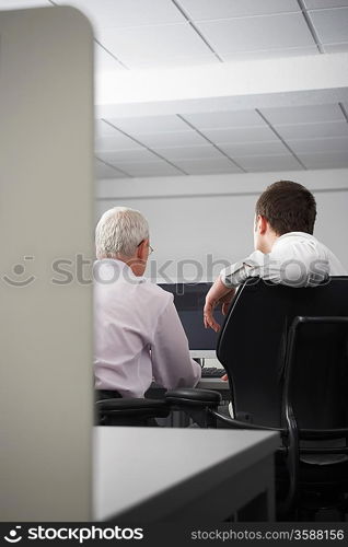 Two Businessmen in Office