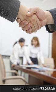 Two Businesspeople Shaking Hands