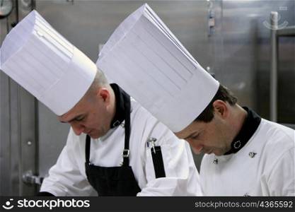 Two chefs at work