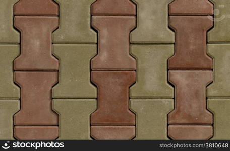 Two color tiled pattern background