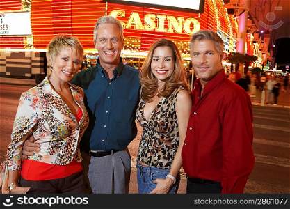 Two Couples on Vacation at Las Vegas