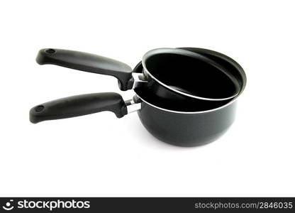 Two different sized saucepans