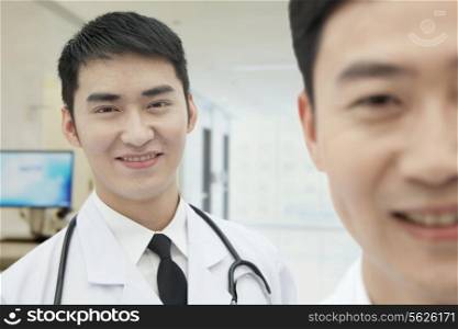 Two Doctors in Hospital, portrait