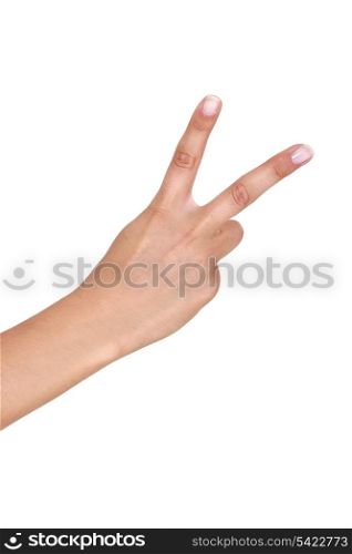 Two finger gesture