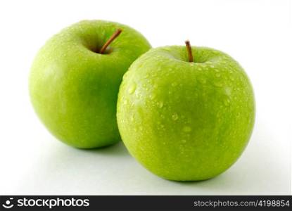 Two fresh apples