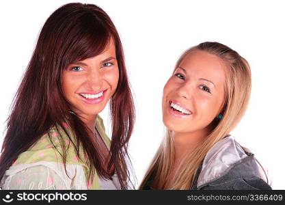 Two girls close-up