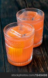 Two glasses of Orange Blossom Cocktail