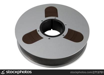 Two inch wide magnetic audio tape used for professional multitrack recording.
