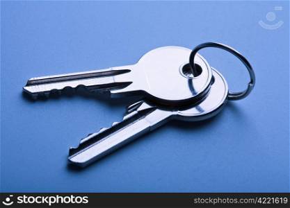 two keys on a ring