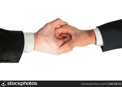 Two linked hands
