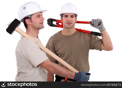 Two male labourers