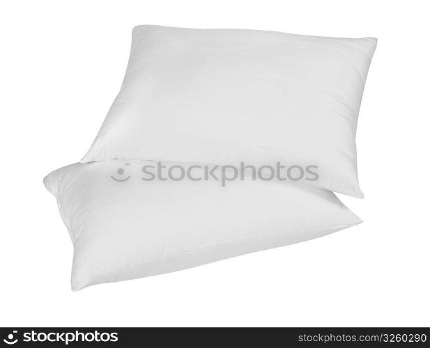 Two pillows. Isolated
