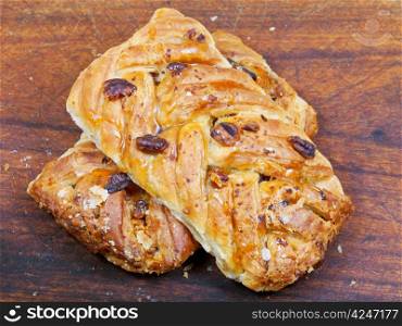 two sweet danish Danish pastry maple pecan