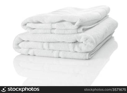 two white towels