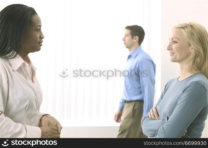 Two Women Having a Business Converstation