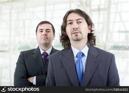 two young business men at the office