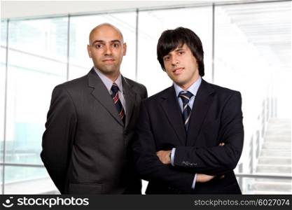 two young business men at the office
