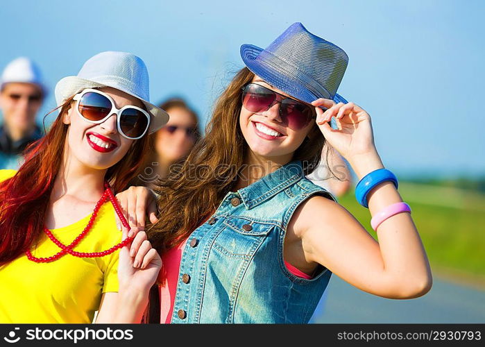 Two young girls