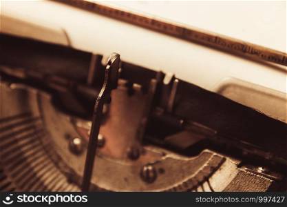 typewriter in retro style. close-up retro style. typewriter in retro style. close-up, retro style