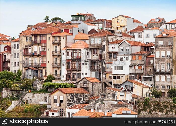 Typical architecture in the center of Porto, Portugal
