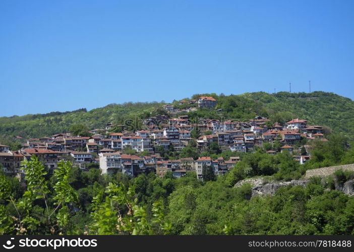 Typical bulgarian architecture from the town of Veliko Turnovo
