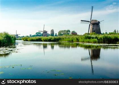 Typical Dutch landscape
