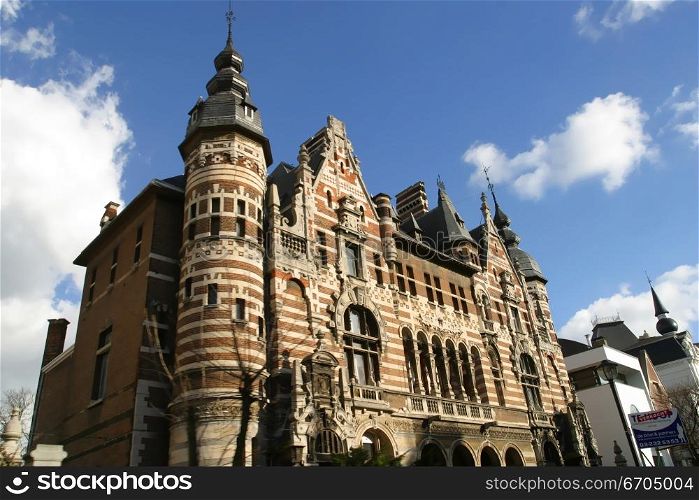 Typical Flemish Architecture in Antwerp Belgium