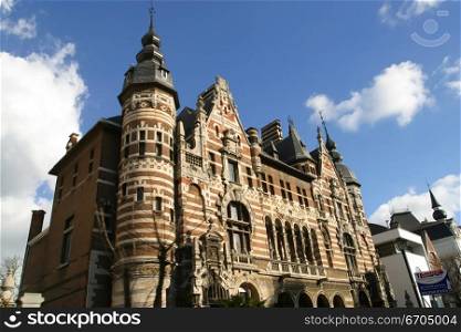 Typical Flemish Architecture in Antwerp Belgium