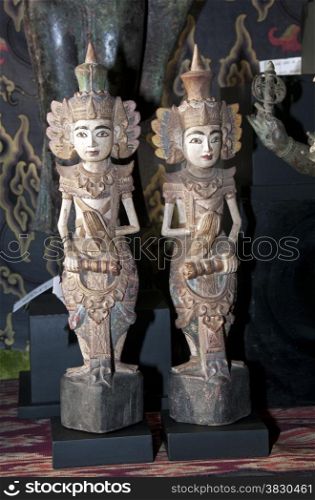 Typical indonesian wooden art from Bali