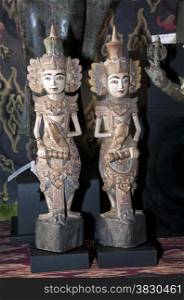 Typical indonesian wooden art from Bali