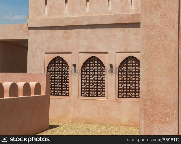 Typical Oman Sultanate&rsquo;s Architecture: Windows Detail