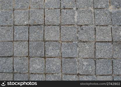 typical pavement on Portugal &rsquo;calcada&rsquo;