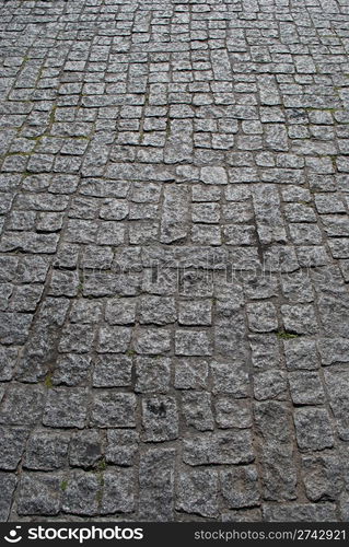 typical pavement on Portugal &rsquo;Calcada&rsquo;