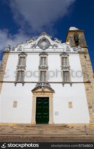 typical portuguese church in Olhao, Algarve, Portugal