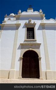 typical portuguese church in Porches, Algarve, Portugal
