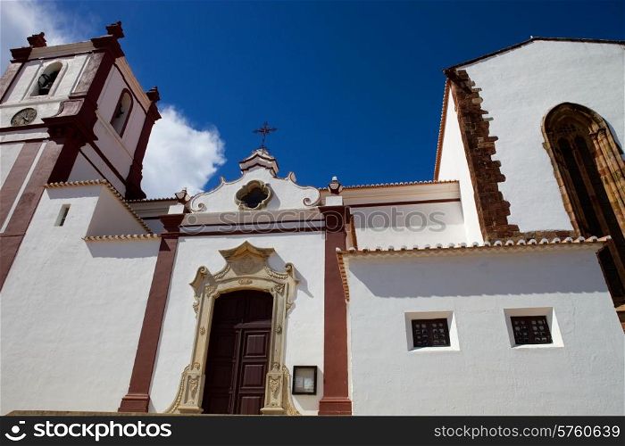 typical portuguese church in Silves, Algarve, Portugal