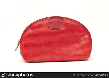 typical purse lady in red
