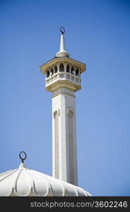 UAE, Dubai, The Bastakia Mosque in the old Bastakia Quarter of Bur Dubai