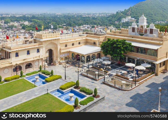 Udaipur City Palace in Rajasthan is one of the major tourist attractions in India