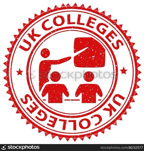 Uk Colleges Meaning United Kingdom And Stamps