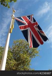 UK Flag. Union Jack national flag of the United Kingdom (UK)