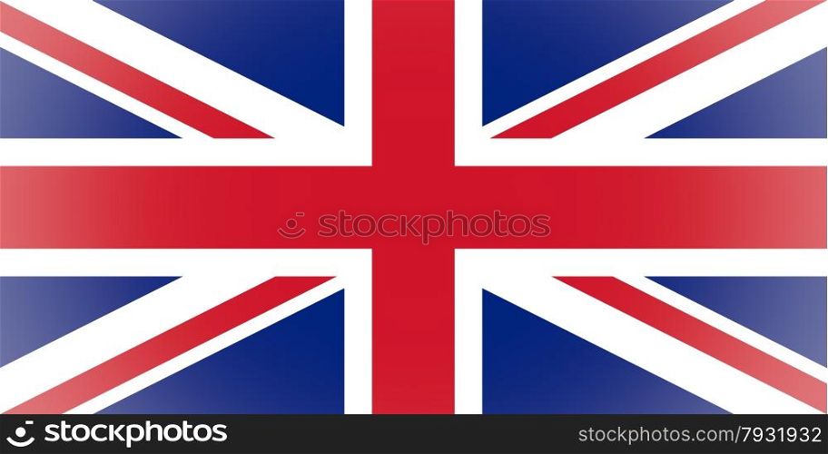 UK Flag vignetted. Vignetted UK flag of the United Kingdom aka Union Jack